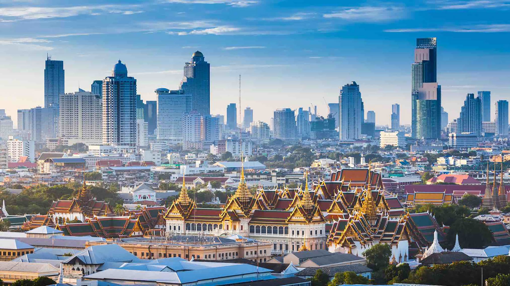 Urban temple filming location in Bangkok Thailand